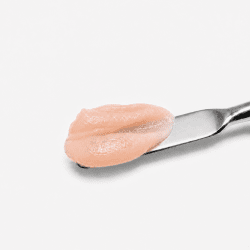 Acrygel Cozy Cashmere varm nude acrygel på spatel