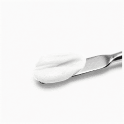 Acrygel White white acrygel on a spatula