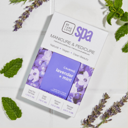 BCL Lavender Mint Ritual Kit med Dead Sea Salt Soak, Sugar Scrub, Moisture Mask och Massage Cream i engångsförpackning
