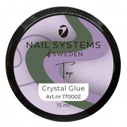 Crystal glue top Crystal Glue Top Gel är din nya go-to när du vill att stenar, kristaller och 3D-detaljer ska sitta där du place