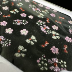 Nail Sticker Glitter Bows