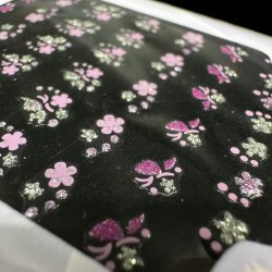 Nail Sticker Glitter Flowers