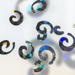 Give your nails a sparkling twist with Spiral Shine from Nail Systems of Sweden. A swirling decoration that elevates any design