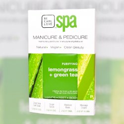 The Lemongrass & Green Tea Ritual Pack offers a luxurious four-step spa experience. Cleanse, hydrate and revitalize your skin wi