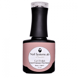 liquid extension pink warm nail systems guilder in a bottle flaska