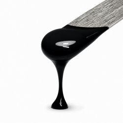Paint Your Art Ash black nail art gel on spatula