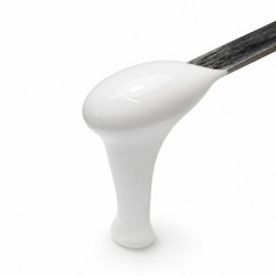 Paint Your Art Chalk white nail art gel on spatula