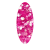 rosa glitter naglar