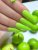 Gelenaglar grönt nagellack