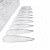 Soft gel tip - Long Stiletto from the side