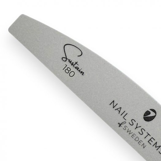 Sustain 180 Grit Buffer – adhesive-backed file sheets designed to attach to the Sustain Metal Core. Perfect for nail prep and bu