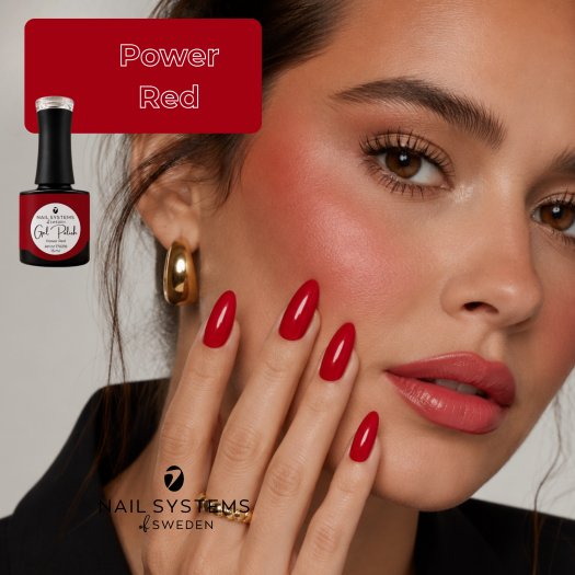 Power Red Gel Polish