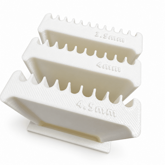 3D Bead Roller, grooved plates in 3.5, 4 and 4.5 mm