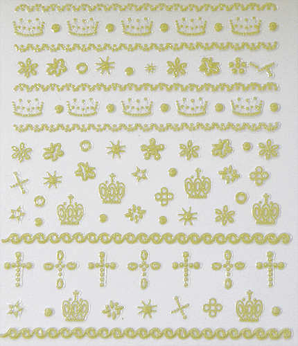 Kings & Queens - 3D Nail Sticker 