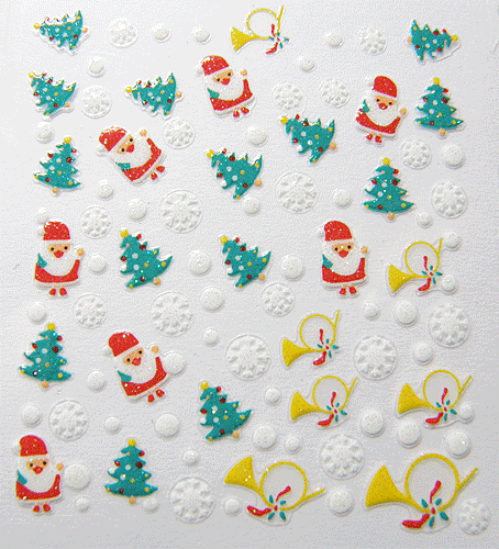 Christmas - 3D Nail Sticker 