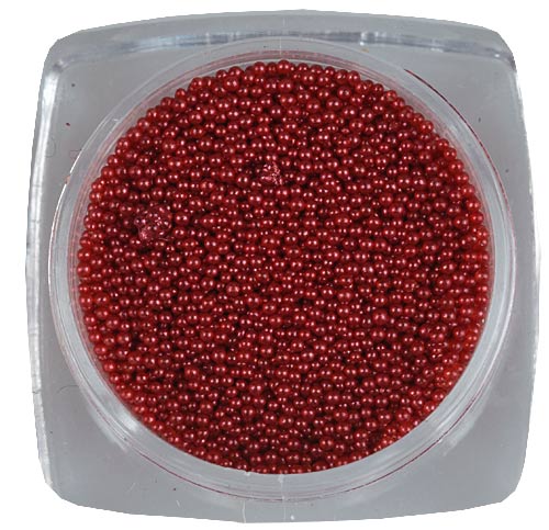 Micro-ball glass röd