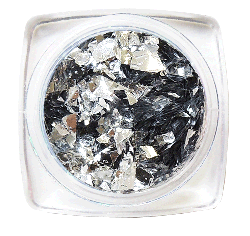 Glitter Single Colour Abnormal Silver