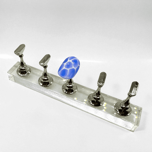Nail Art Display – magnetic holder with 5 loose tops to showcase nail designs or color collections.