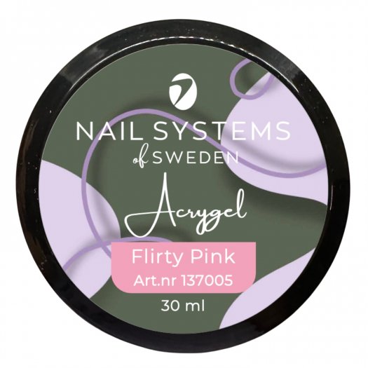 Flirty Pink Acrygel has a lovely pink shade with discreet coverage. Perfect for a natural look with smooth application and long-