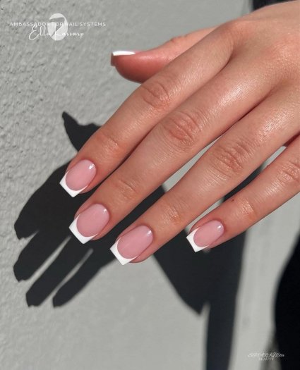 Discover Crispy White Gel Polish – a crisp white gel polish that is perfect for a French manicure or as a full color for a clean
