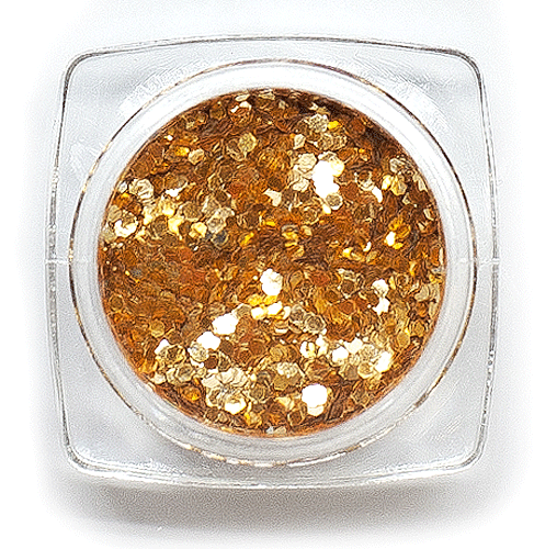 Glitter Single Colour 1mm Red Gold