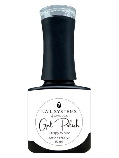 Discover Crispy White Gel Polish – a crisp white gel polish that is perfect for a French manicure or as a full color for a clean