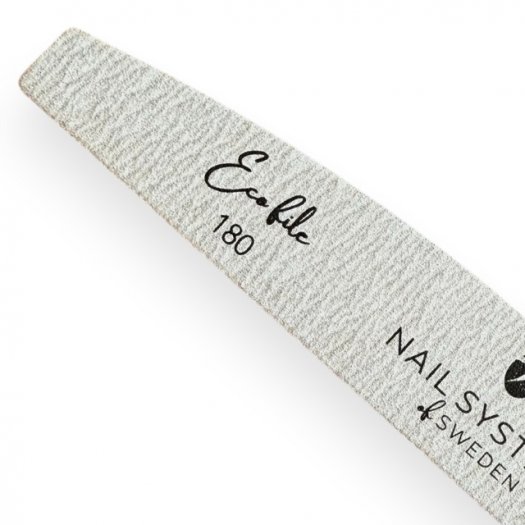 EcoFile 180 grit – eco-friendly nail file with biodegradable paper. Perfect for filing and shaping nails. Washable with soap and
