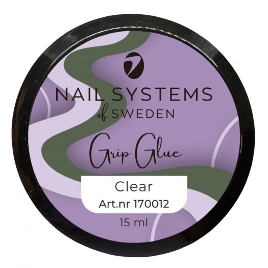 Grip Glue – högviskositetsgel för att fästa Soft Gel-tippar och skapa 3D-design.