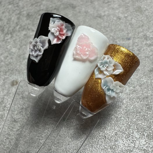 Fimo Flower – Tunna och Flexibla Rosor för Nageldekoration