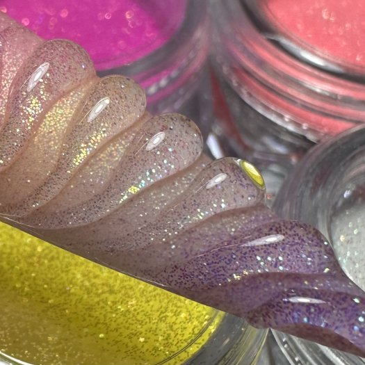 Crystal Glue Top from Nail Systems of Sweden – nails with sticky top coat for easy application of glitter, crystals and decorati