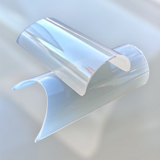 C-Curve Natur-tippar i refillförpackning med 50 st. Tunn och lättfilad ABS-plast, med en något tapered sidlinje för en naturlig