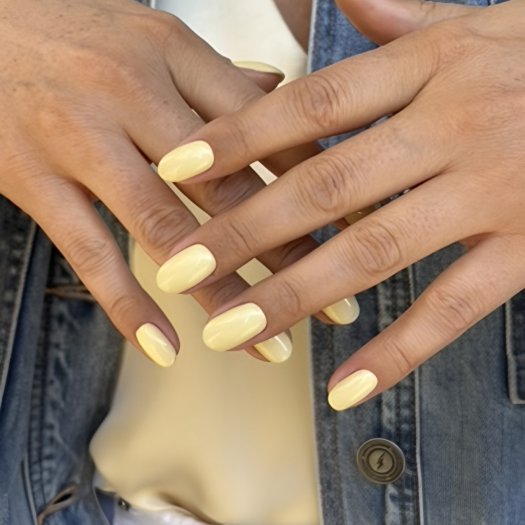 Naglar med Kimchi Gel Polish