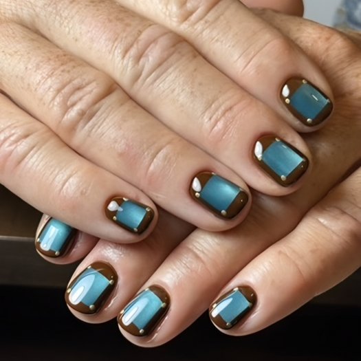 Nail art med Kimtella och Kimpression från The Kim Collection