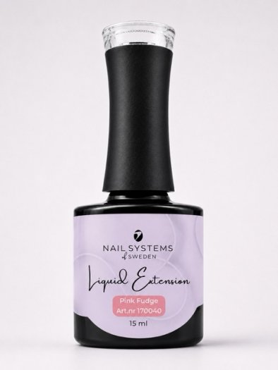 BIAB Liquid Extension Pink Fudge is a nude hard gel in a bottle with a soft natural tone that suits all skin tones. Perfect for