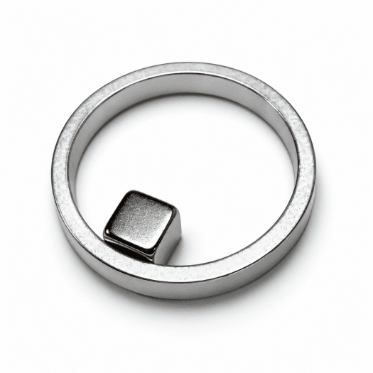 Mag(net)ic Halo magnetring med kubmagnet