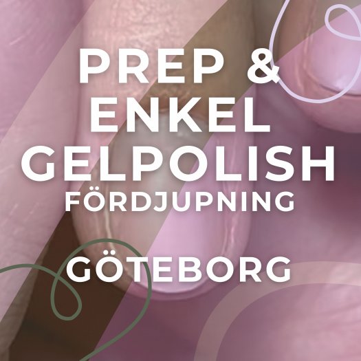 Lär dig arbeta med noggrann prep och gelpolish på en fördjupningskurs för utbildade manikyrister. Fokus på hållbarhet, hygien oc