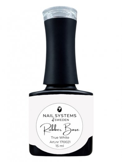 En perfekt, klar vit basecoat som ger naglarna en ren och distinkt look. Idealisk för en stilren och modern nageldesign.