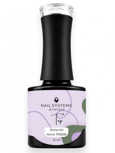 Shine On Gel Polish – Högglansig och Kristallklar Top Coat Shine On ger dina naglar en hård, högglansig finish som är lika klar