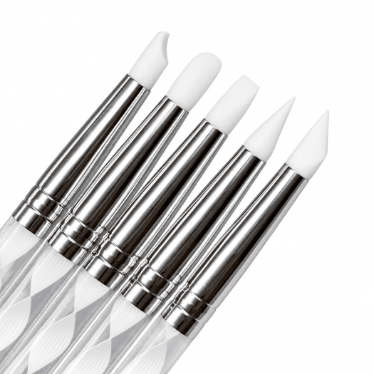 Silicone Art Set, fem silikontoppar i olika former