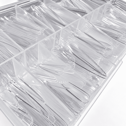 Soft gel tip - Long Stiletto sorted in the box