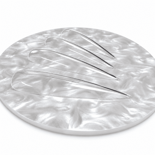 Soft gel tip - Long Stiletto on display