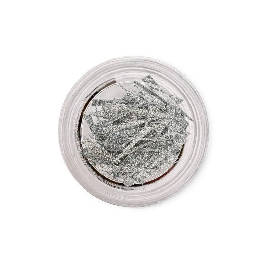 Discover Confetti Stripes, Sparkling Silver – irregular, elongated foil pieces with reflective silver glitter. Perfect for creat