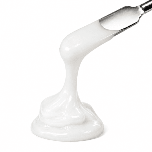 Toffee Builder Gel Coconut Crisp – vit skulpteringsgel på spatel