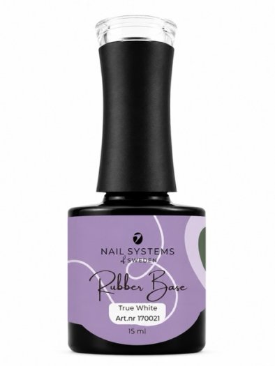 En perfekt, klar vit basecoat som ger naglarna en ren och distinkt look. Idealisk för en stilren och modern nageldesign.