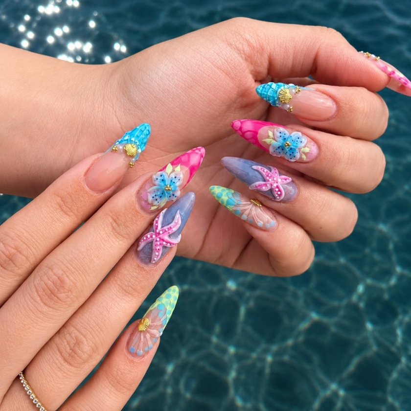 Nagellook av @nailart_by_tatiana