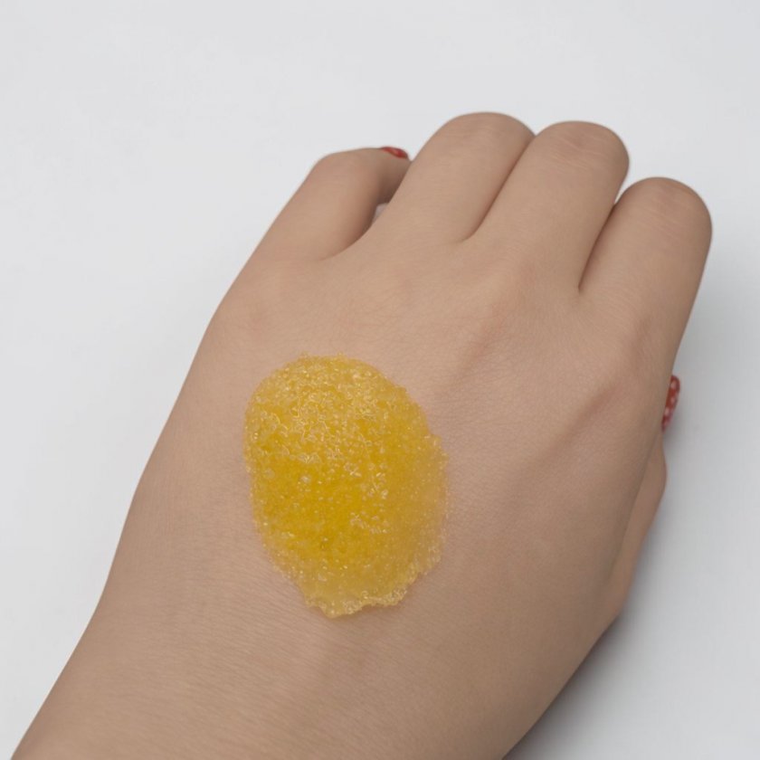 Sugar scrub exfoliering