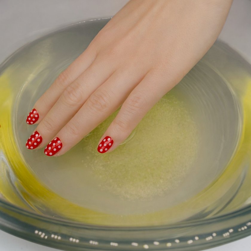 Salt soak spa behandling